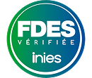 Logo FDES VÉRIFIÉE inies
